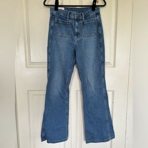 Gap high rise flare jeans